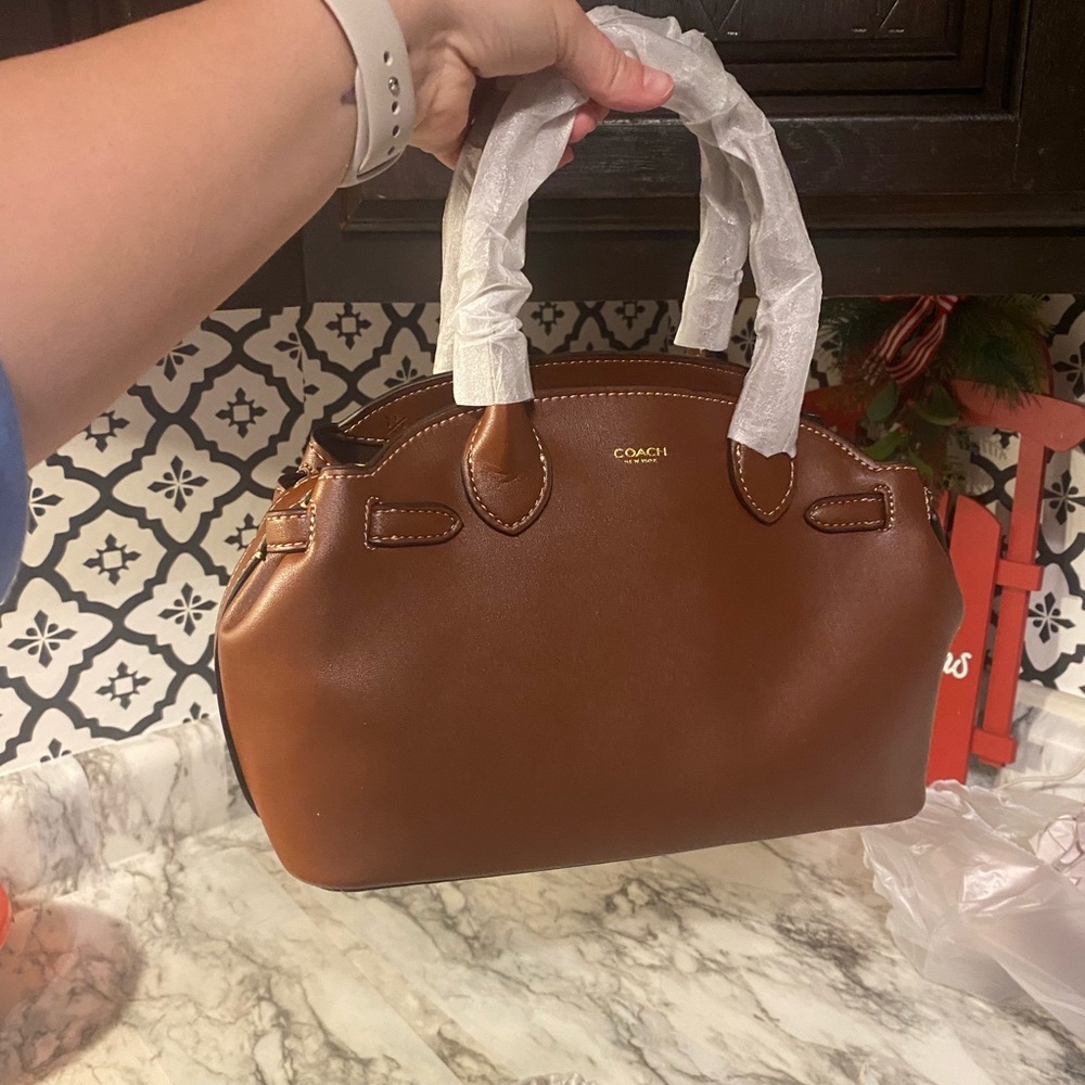 Brown satchel